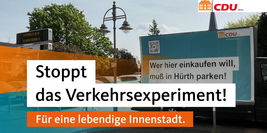 CDU-Aktion gegen Sperrung des Belvedere-Parkplatzes