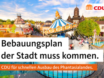 CDU Brühl für schnelle Bauplanung zum Ausbau des Phantasialandes